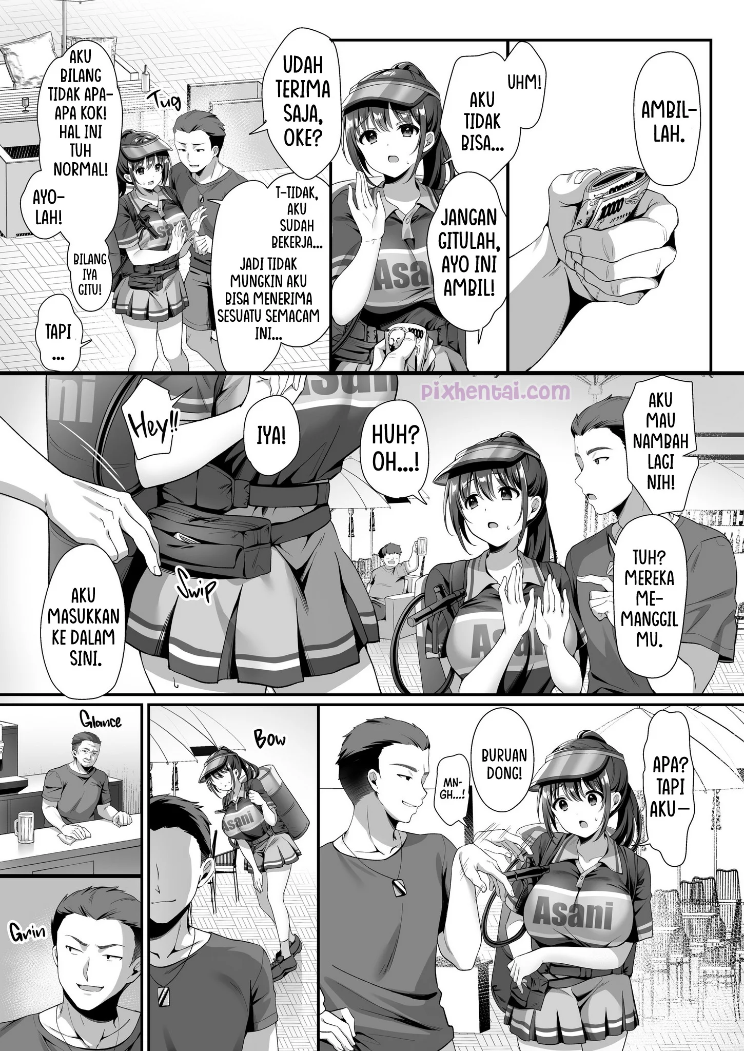 Komik hentai xxx manga sex bokep Watashi Nusundemasen Beer Garden no Uriko Baito ni Kita Dake Nanoni 7